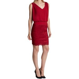NEW Laundry by Shelli Segal Blouson Lace Dress